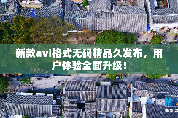 新款avi格式无码精品久发布，用户体验全面升级！