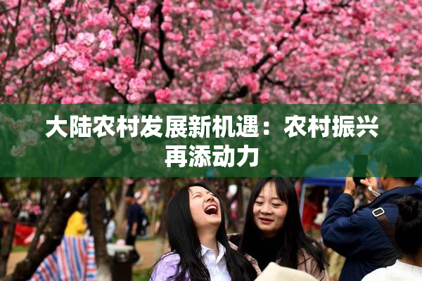 大陆农村发展新机遇：农村振兴再添动力
