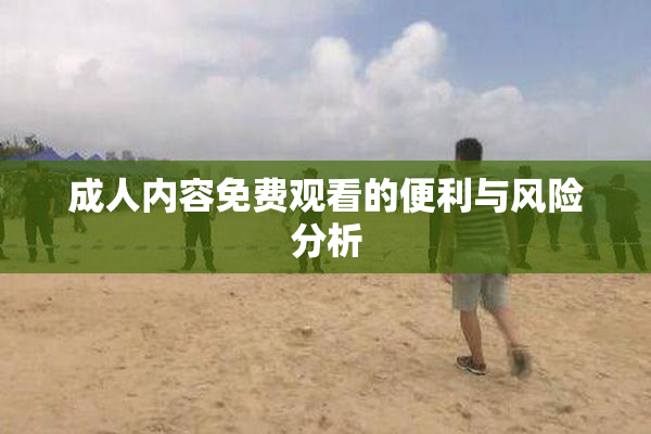 成人内容免费观看的便利与风险分析