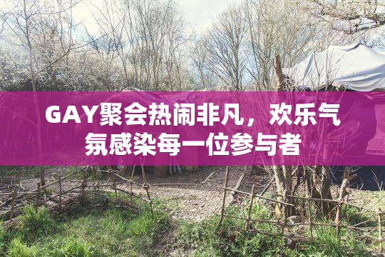 GAY聚会热闹非凡，欢乐气氛感染每一位参与者