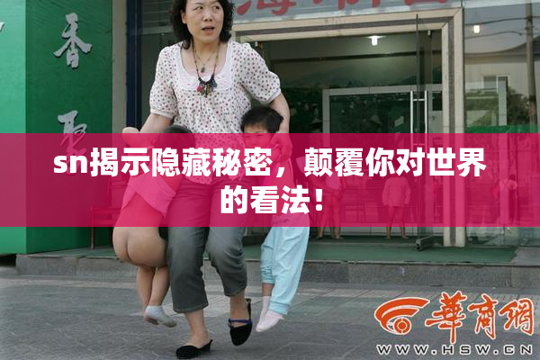 sn揭示隐藏秘密，颠覆你对世界的看法！