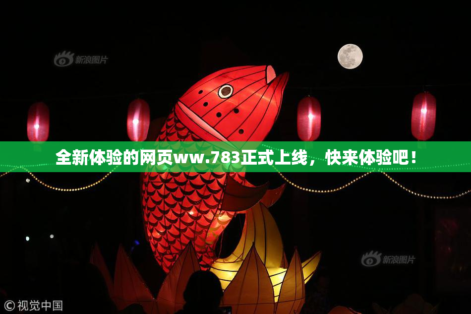 全新体验的网页ww.783正式上线，快来体验吧！