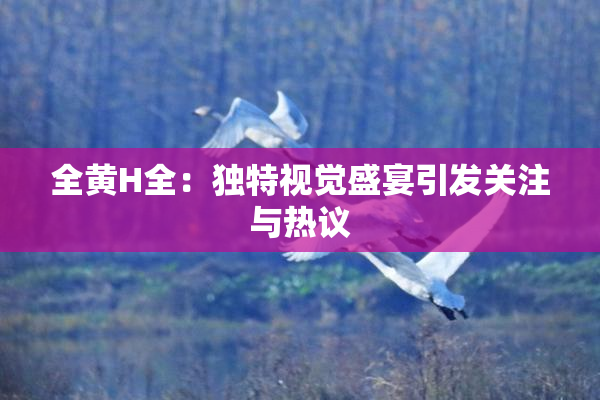 全黄H全：独特视觉盛宴引发关注与热议