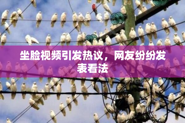 坐脸视频引发热议，网友纷纷发表看法