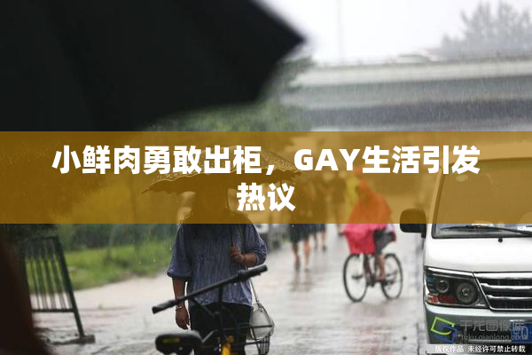 小鲜肉勇敢出柜，GAY生活引发热议