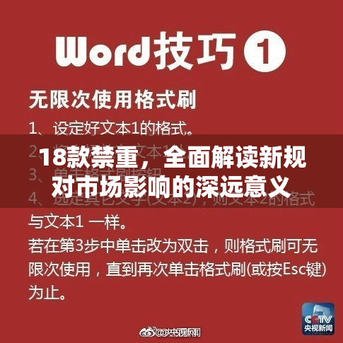 18款禁重，全面解读新规对市场影响的深远意义