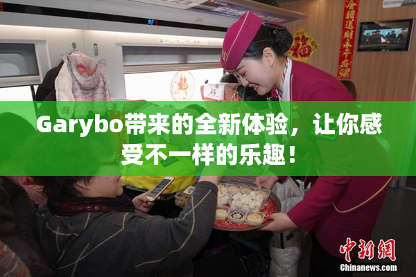 Garybo带来的全新体验，让你感受不一样的乐趣！