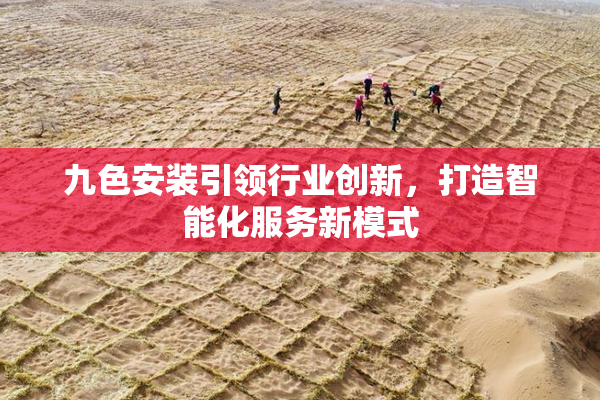 九色安装引领行业创新，打造智能化服务新模式
