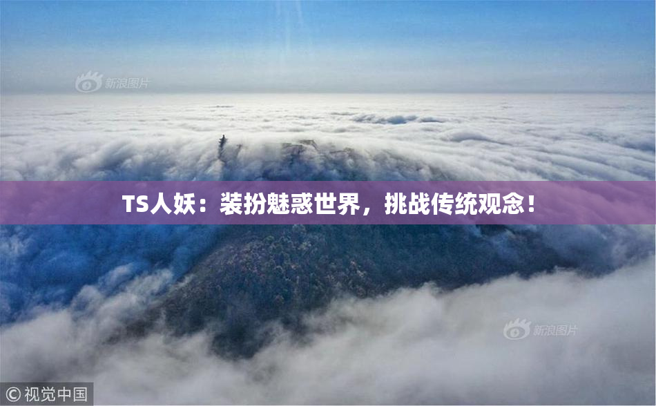 TS人妖：装扮魅惑世界，挑战传统观念！