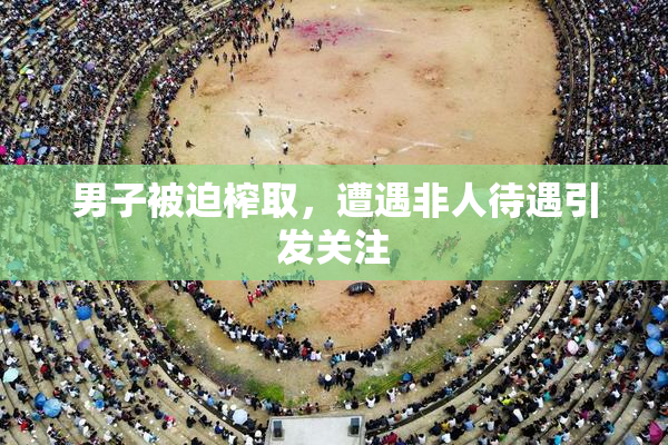男子被迫榨取，遭遇非人待遇引发关注
