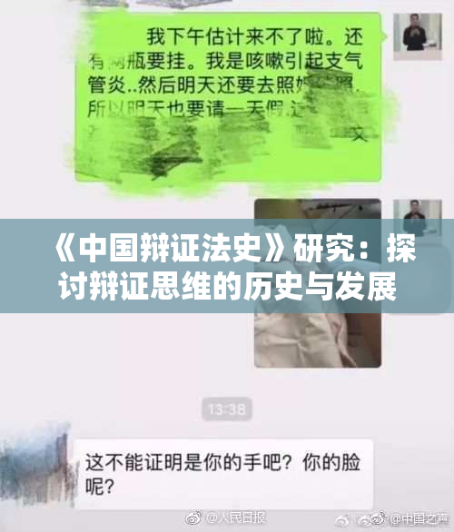《中国辩证法史》研究：探讨辩证思维的历史与发展