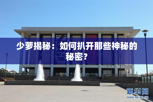 少萝揭秘：如何扒开那些神秘的秘密？