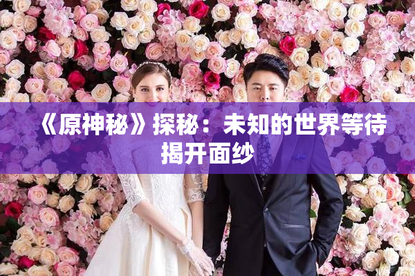 《原神秘》探秘：未知的世界等待揭开面纱