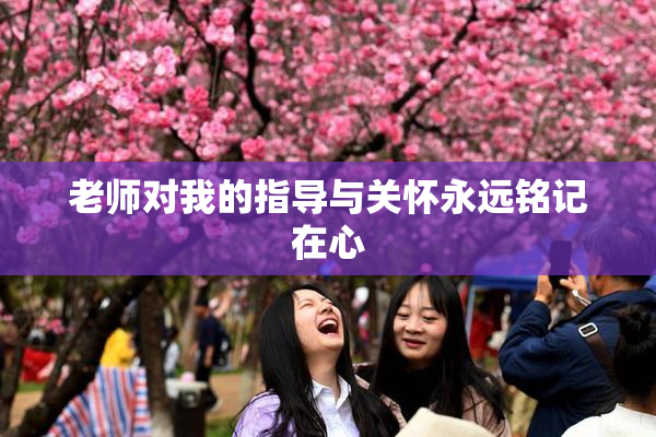 老师对我的指导与关怀永远铭记在心