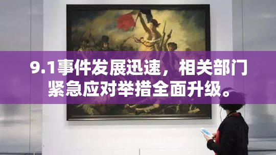 9.1事件发展迅速，相关部门紧急应对举措全面升级。