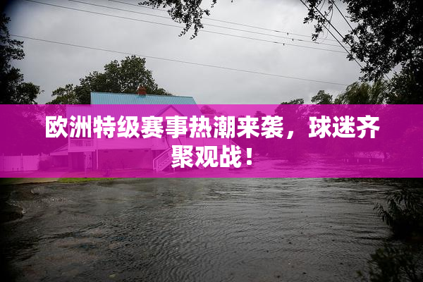 欧洲特级赛事热潮来袭，球迷齐聚观战！