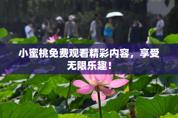 小蜜桃免费观看精彩内容，享受无限乐趣！