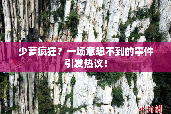 少萝疯狂？一场意想不到的事件引发热议！