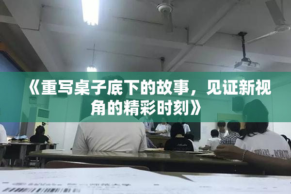 《重写桌子底下的故事，见证新视角的精彩时刻》