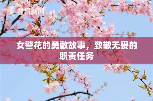 女警花的勇敢故事，致敬无畏的职责任务