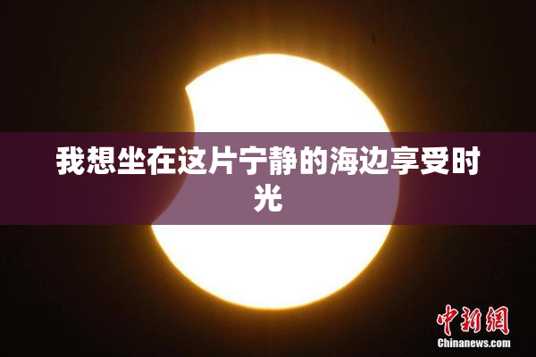 我想坐在这片宁静的海边享受时光