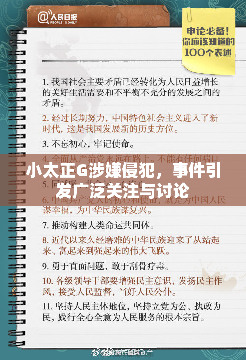 小太正G涉嫌侵犯，事件引发广泛关注与讨论