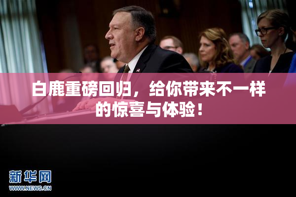 白鹿重磅回归，给你带来不一样的惊喜与体验！