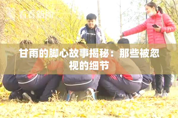 甘雨的脚心故事揭秘：那些被忽视的细节