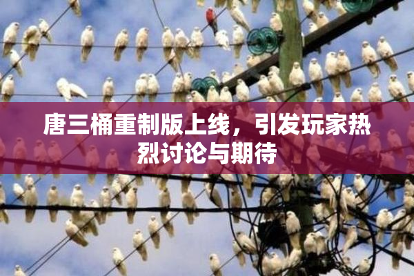 唐三桶重制版上线，引发玩家热烈讨论与期待