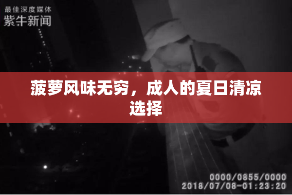 菠萝风味无穷，成人的夏日清凉选择