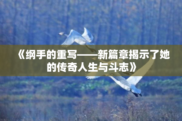 《纲手的重写——新篇章揭示了她的传奇人生与斗志》