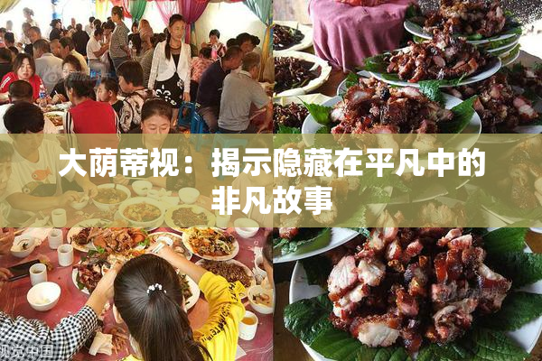大荫蒂视：揭示隐藏在平凡中的非凡故事