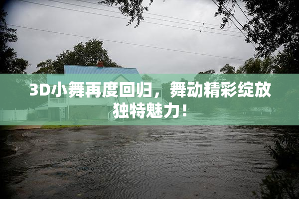 3D小舞再度回归，舞动精彩绽放独特魅力！