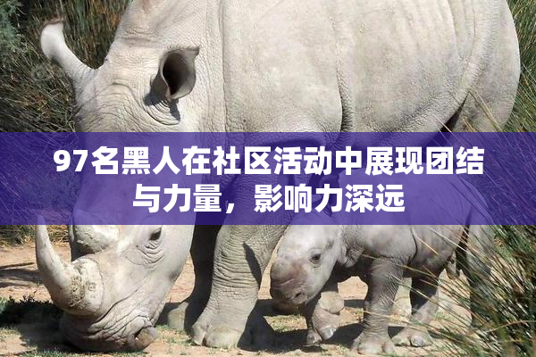 97名黑人在社区活动中展现团结与力量，影响力深远