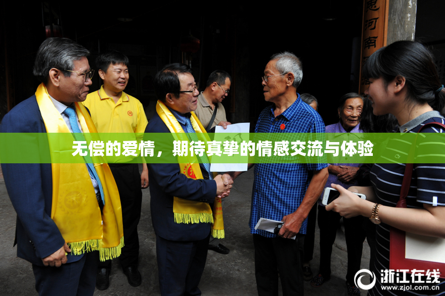 无偿的爱情，期待真挚的情感交流与体验