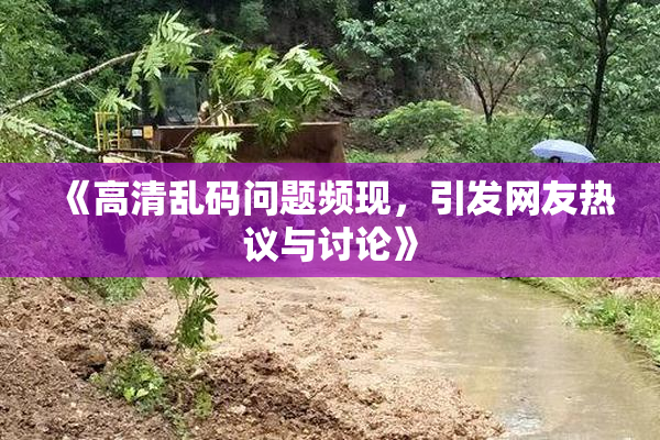 《高清乱码问题频现，引发网友热议与讨论》