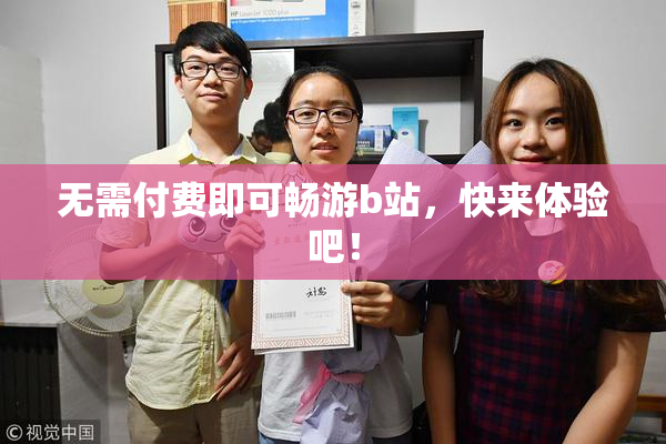 无需付费即可畅游b站，快来体验吧！