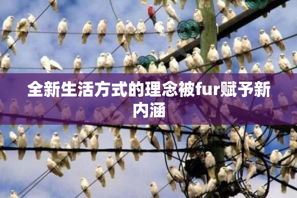 全新生活方式的理念被fur赋予新内涵