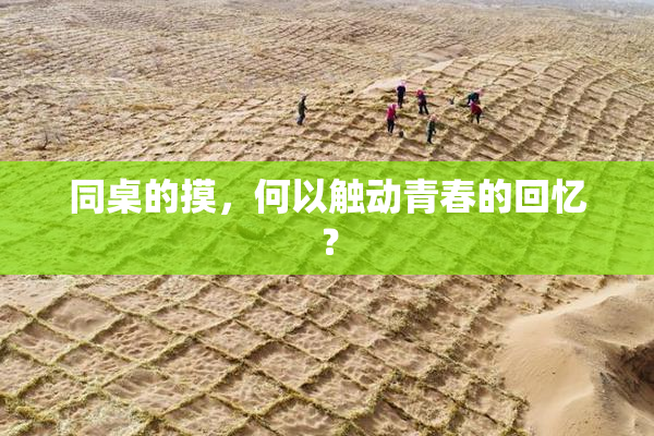 同桌的摸，何以触动青春的回忆？