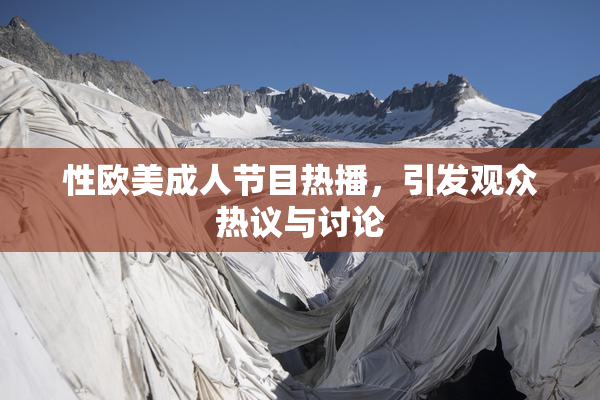 性欧美成人节目热播，引发观众热议与讨论