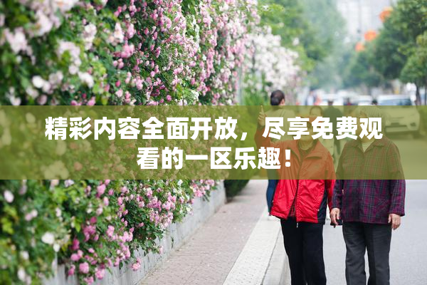 精彩内容全面开放，尽享免费观看的一区乐趣！