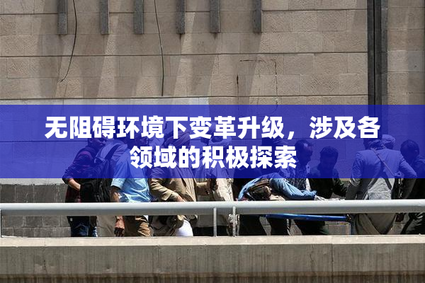 无阻碍环境下变革升级，涉及各领域的积极探索