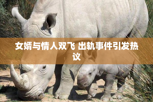 女婿与情人双飞 出轨事件引发热议