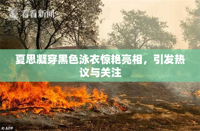 夏思凝穿黑色泳衣惊艳亮相，引发热议与关注