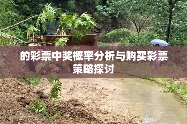 的彩票中奖概率分析与购买彩票策略探讨
