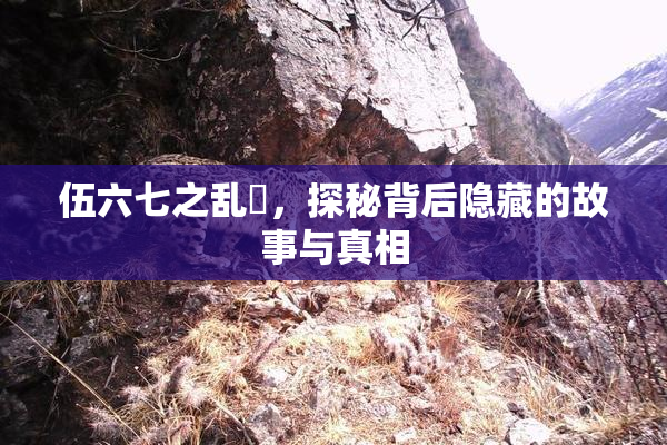 伍六七之乱婬，探秘背后隐藏的故事与真相