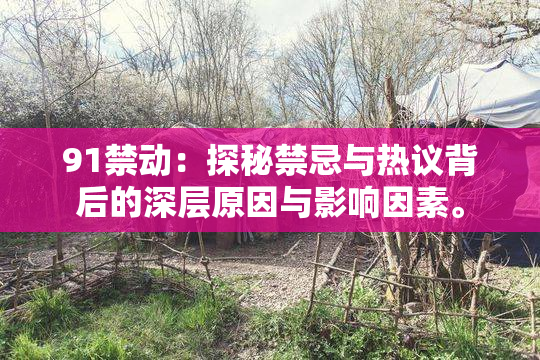 91禁动：探秘禁忌与热议背后的深层原因与影响因素。