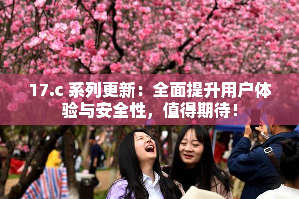 17.c 系列更新：全面提升用户体验与安全性，值得期待！