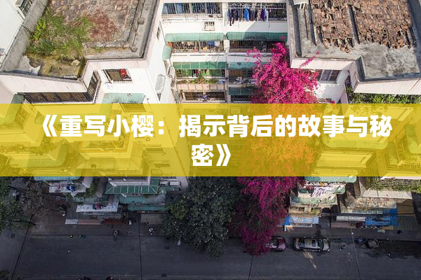《重写小樱：揭示背后的故事与秘密》