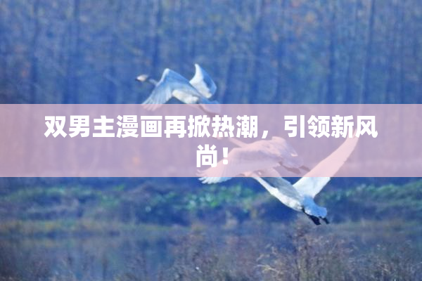 双男主漫画再掀热潮，引领新风尚！